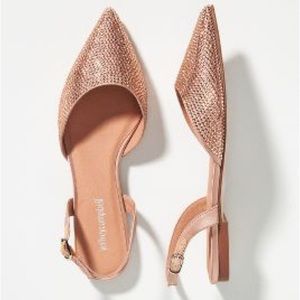 Anthropologie Jeffery Campbell Gem Slingback Flats. Brand new. Sold out online